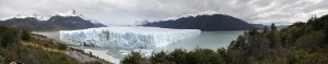 Panorámica del frente del Glaciar Perito Moreno